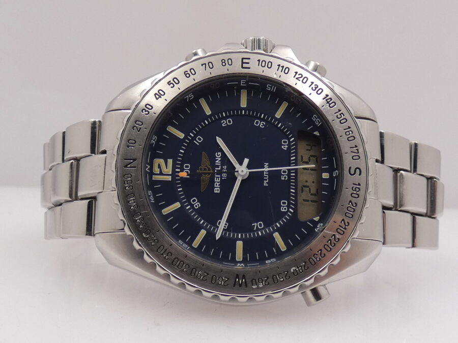 Cronografo Breitling Pluton Professional A51038 Acciaio ANNi '90 Braccialato - immagine 4