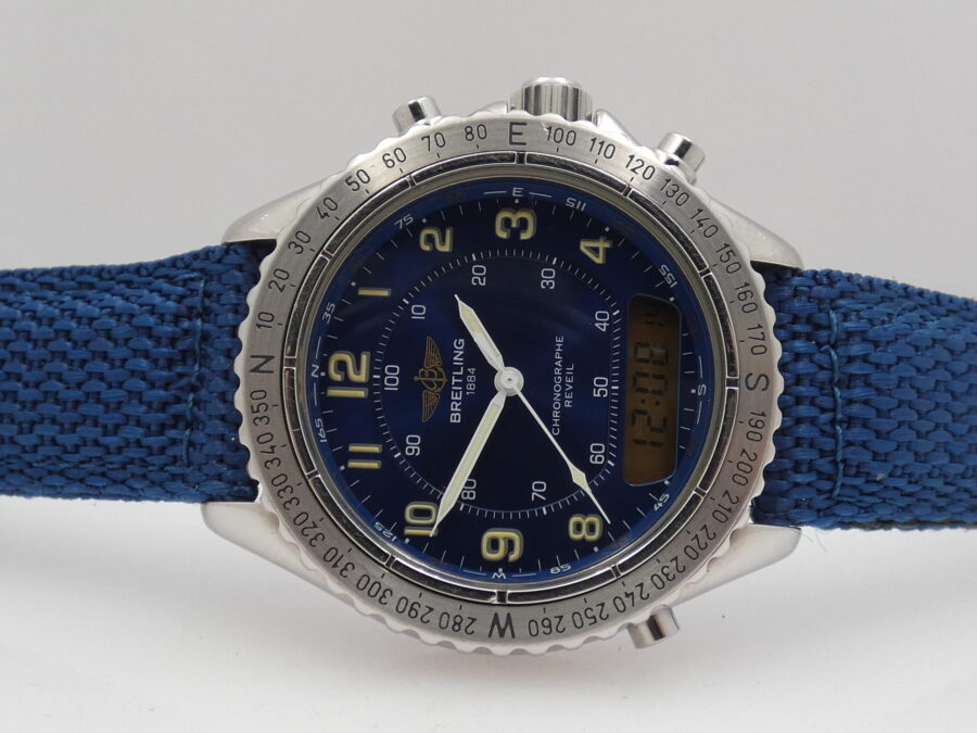 Cronografo Breitling Intruder Reveil A51035 Acciaio ANNI '90s - immagine 4