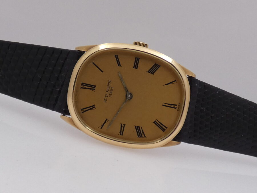 Patek Philippe Ellipse 3546 Oro Massiccio 18 Kt BOX & PAPERS Just Serviced Carica Manuale - immagine 4