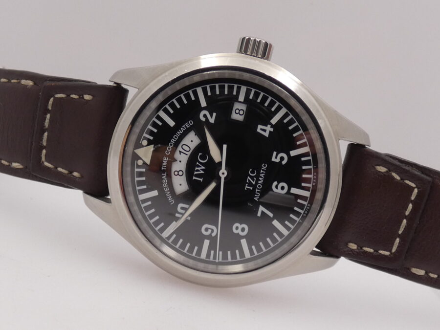 IWC Pilot Spitfire UTC TZC IW3251 Acciaio Automatico WITH BOX - immagine 4