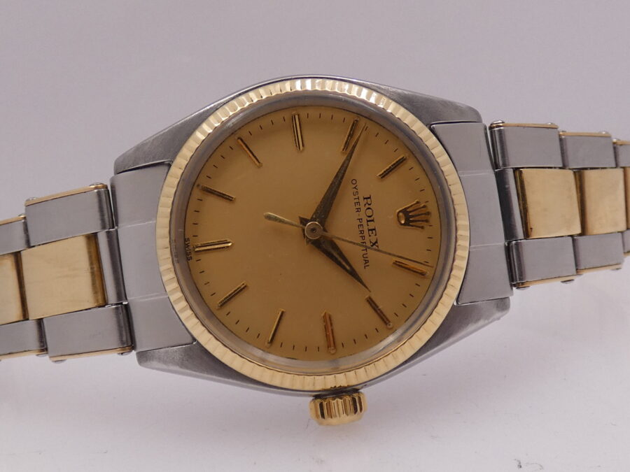 Rolex OysterPerpetual Mid-Size 6548 ANNO 1958 Acciaio & Oro 18 Kt Automatico - immagine 4