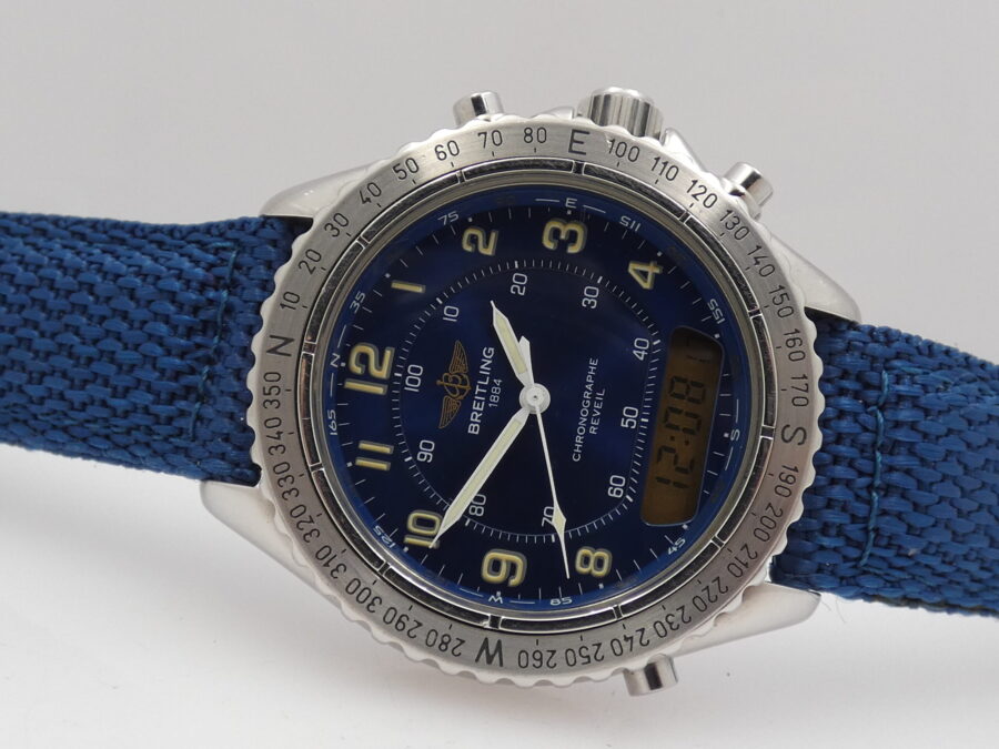 Cronografo Breitling Intruder Reveil A51035 Acciaio ANNI '90s - immagine 5
