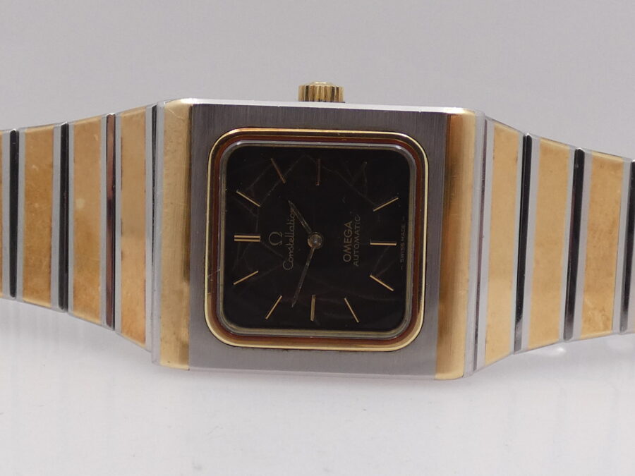Omega Constellation Chocolate Spider Dial ANNO 1974 Automatico Braccialato - immagine 5