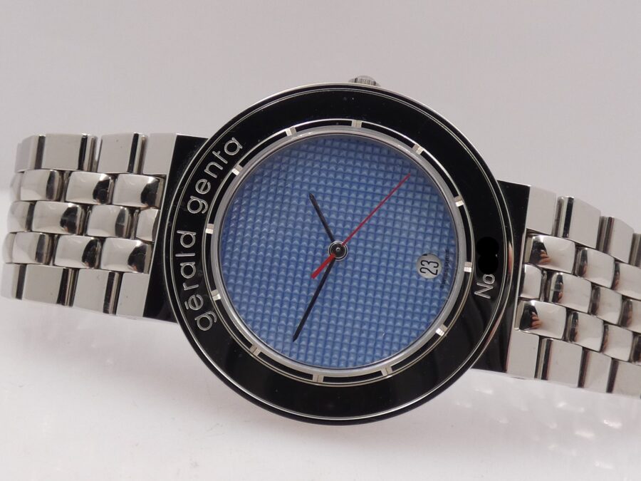 Gerald Genta Retro Classic G3339.7 Tiffany Dial NEW OLD STOCK Acciaio - immagine 6