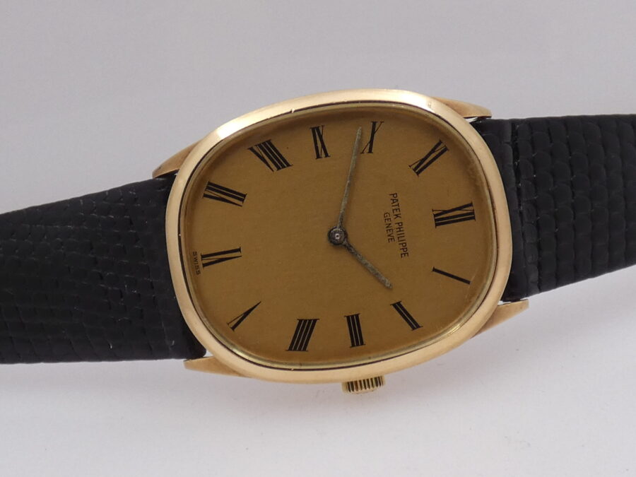 Patek Philippe Ellipse 3546 Oro Massiccio 18 Kt BOX & PAPERS Just Serviced Carica Manuale - immagine 5