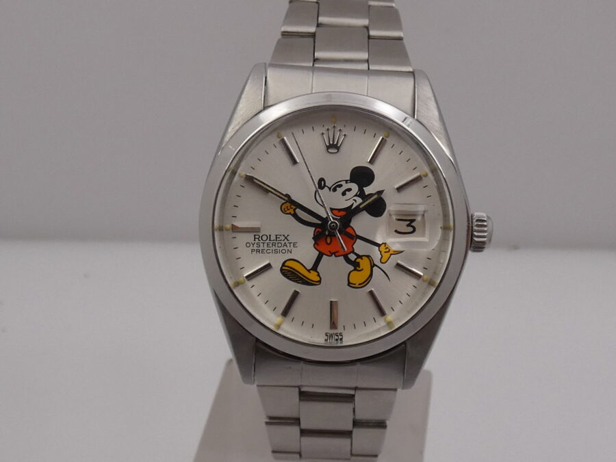 Rolex Oysterdate Precision Mickey Mouse 6694 ANNO 1972 Acciaio Carica Manuale JUST SERVICED - immagine 5
