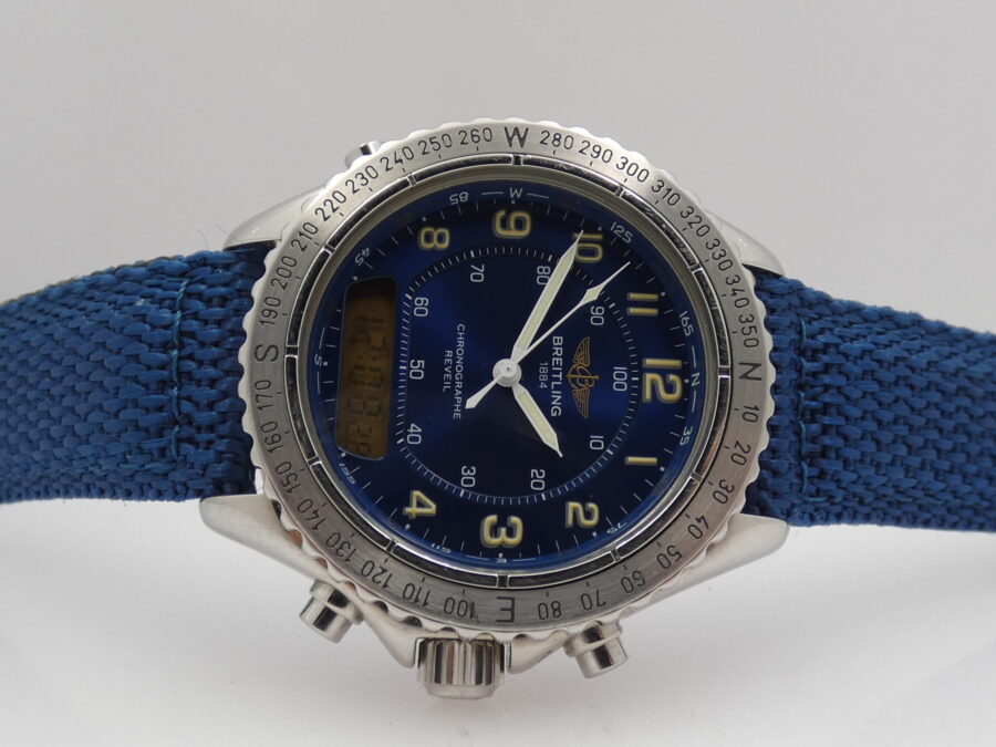 Cronografo Breitling Intruder Reveil A51035 Acciaio ANNI '90s - immagine 6