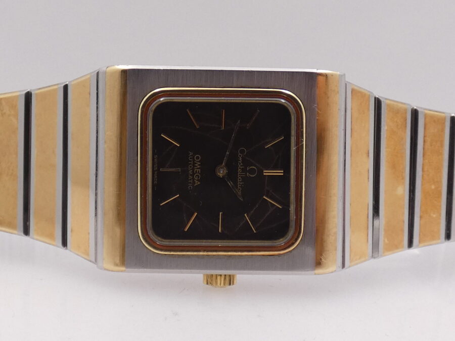 Omega Constellation Chocolate Spider Dial ANNO 1974 Automatico Braccialato - immagine 6