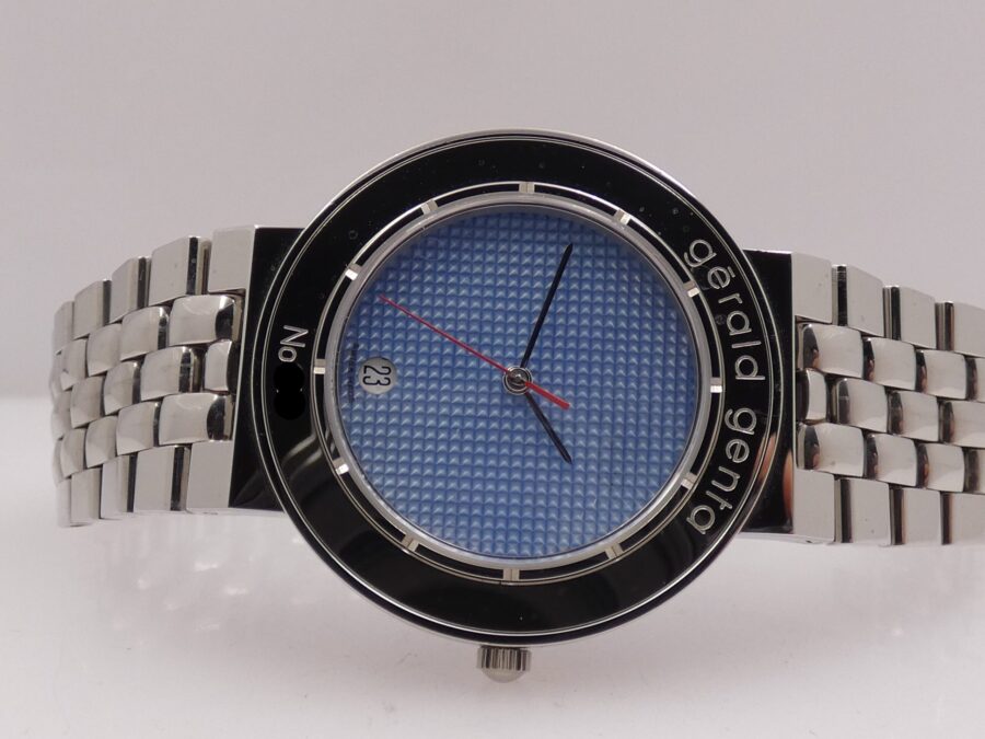 Gerald Genta Retro Classic G3339.7 Tiffany Dial NEW OLD STOCK Acciaio - immagine 7