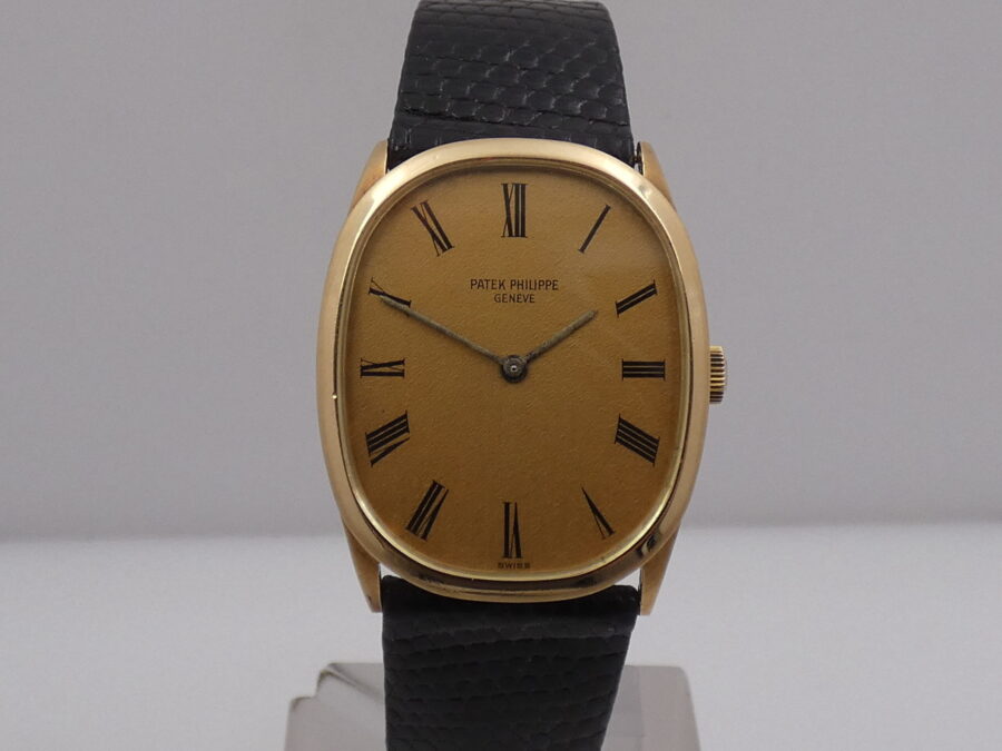 Patek Philippe Ellipse 3546 Oro Massiccio 18 Kt BOX & PAPERS Just Serviced Carica Manuale - immagine 6