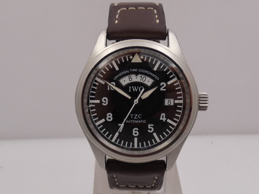IWC Pilot Spitfire UTC TZC IW3251 Acciaio Automatico WITH BOX - immagine 6