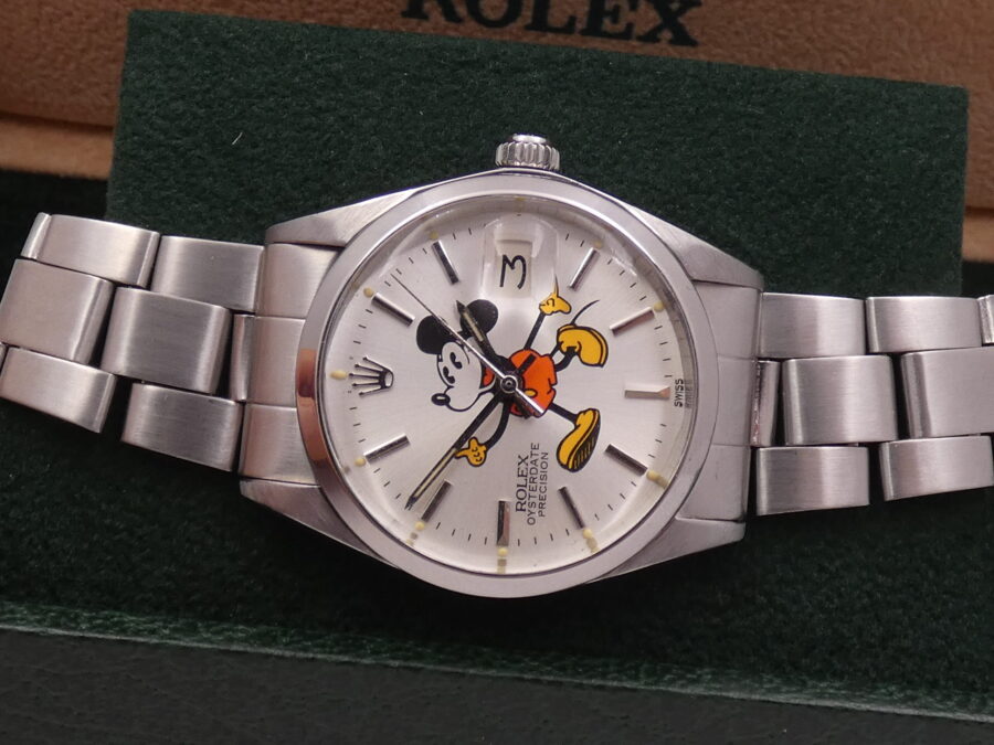 Rolex Oysterdate Precision Mickey Mouse 6694 ANNO 1972 Acciaio Carica Manuale JUST SERVICED - immagine 6