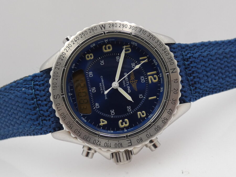 Cronografo Breitling Intruder Reveil A51035 Acciaio ANNI '90s - immagine 7