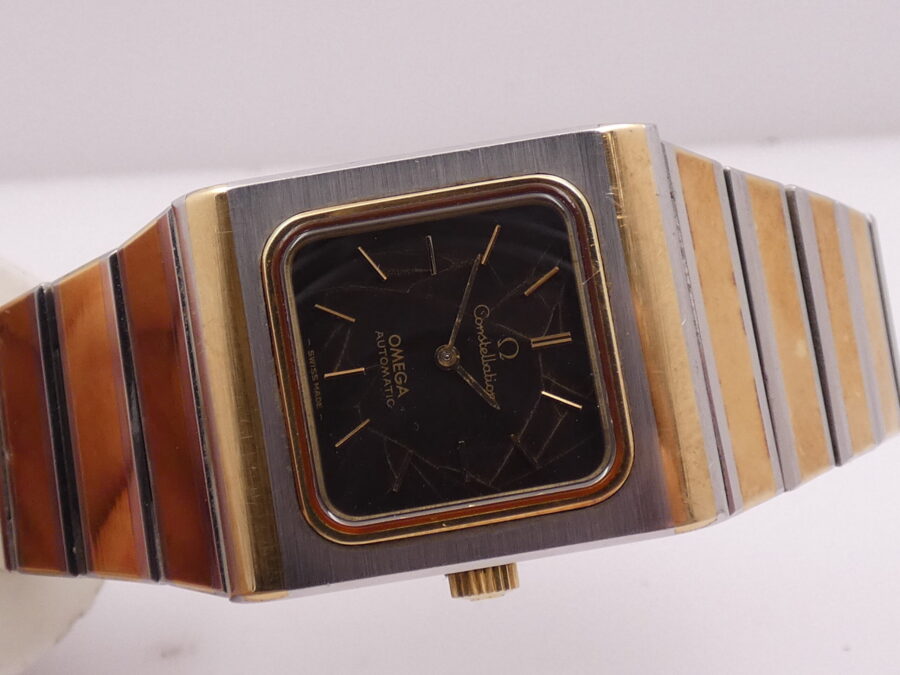 Omega Constellation Chocolate Spider Dial ANNO 1974 Automatico Braccialato - immagine 7