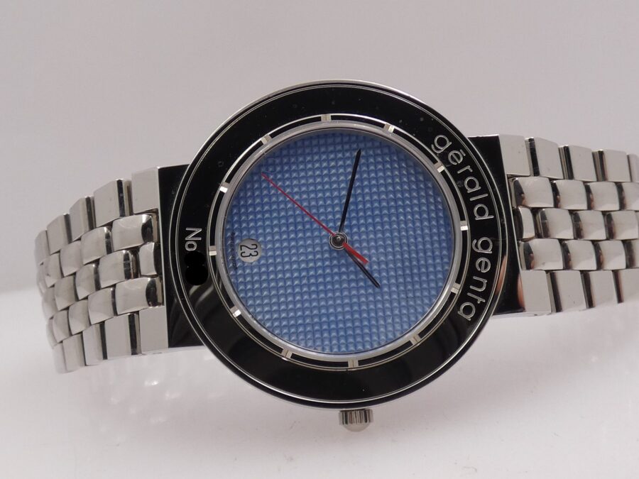 Gerald Genta Retro Classic G3339.7 Tiffany Dial NEW OLD STOCK Acciaio - immagine 8