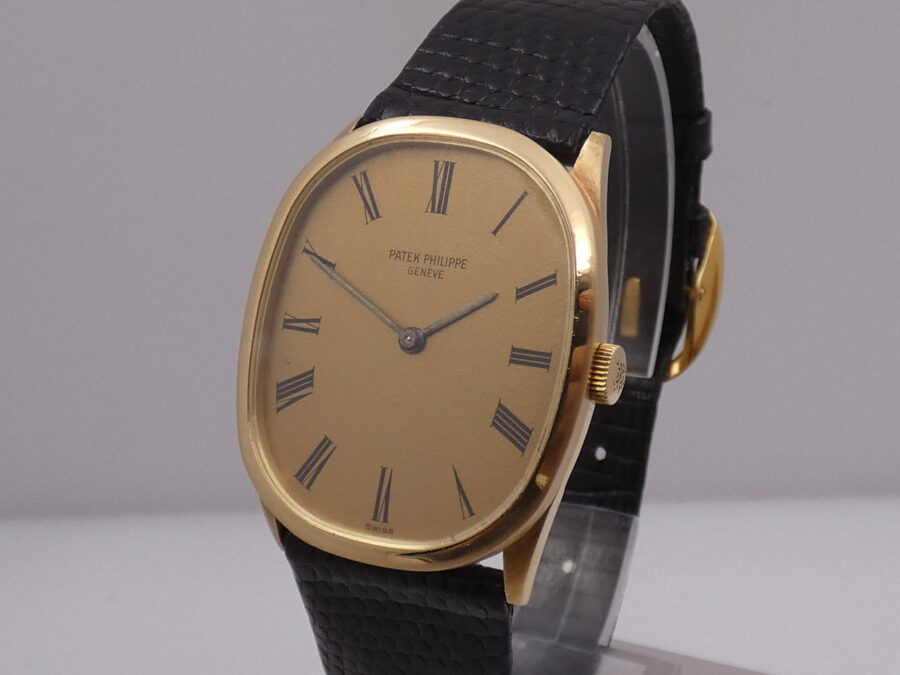 Patek Philippe Ellipse 3546 Oro Massiccio 18 Kt BOX & PAPERS Just Serviced Carica Manuale - immagine 7