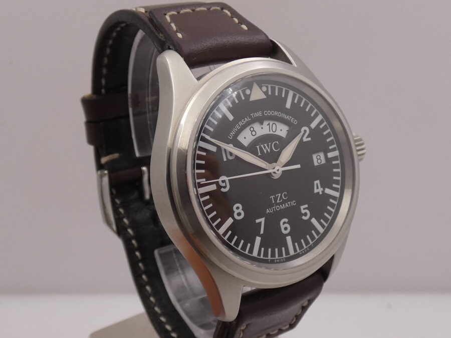 IWC Pilot Spitfire UTC TZC IW3251 Acciaio Automatico WITH BOX - immagine 7