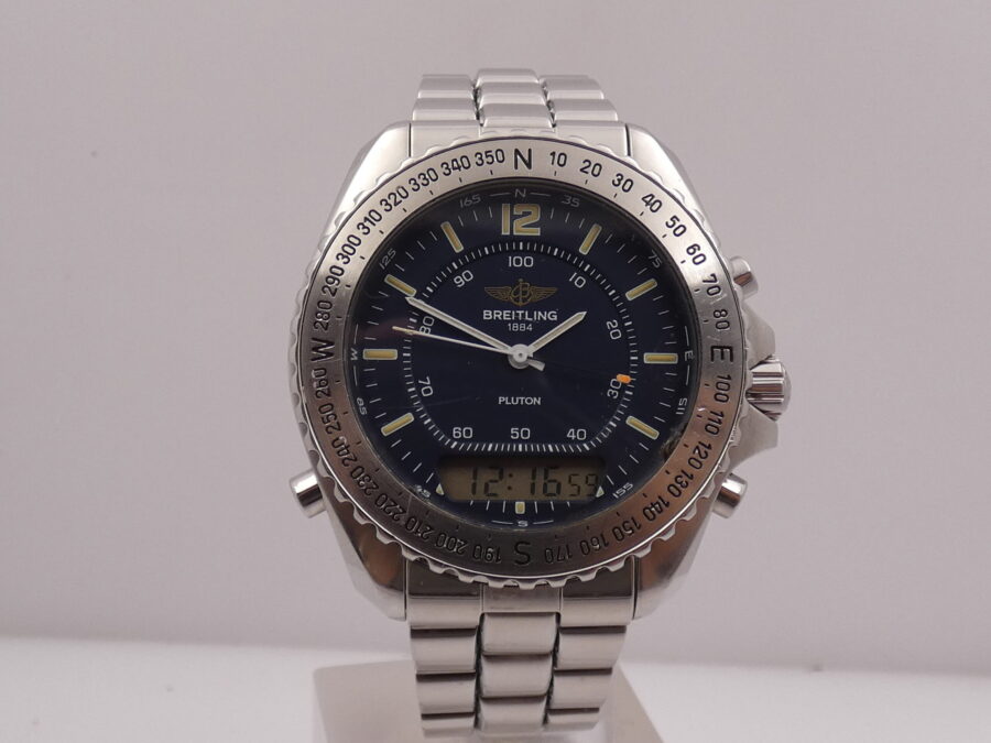 Cronografo Breitling Pluton Professional A51038 Acciaio ANNi '90 Braccialato - immagine 8