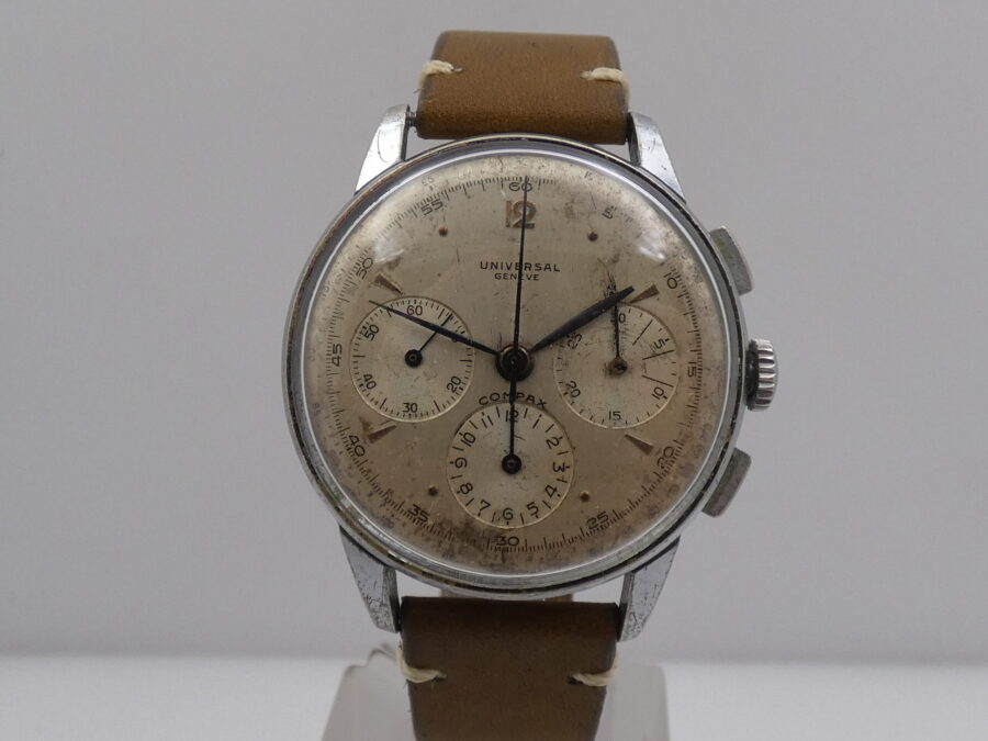 Cronografo Universal Geneve Compax Jumbo 38mm 32417 Carica Manuale ANNI '50s - immagine 8