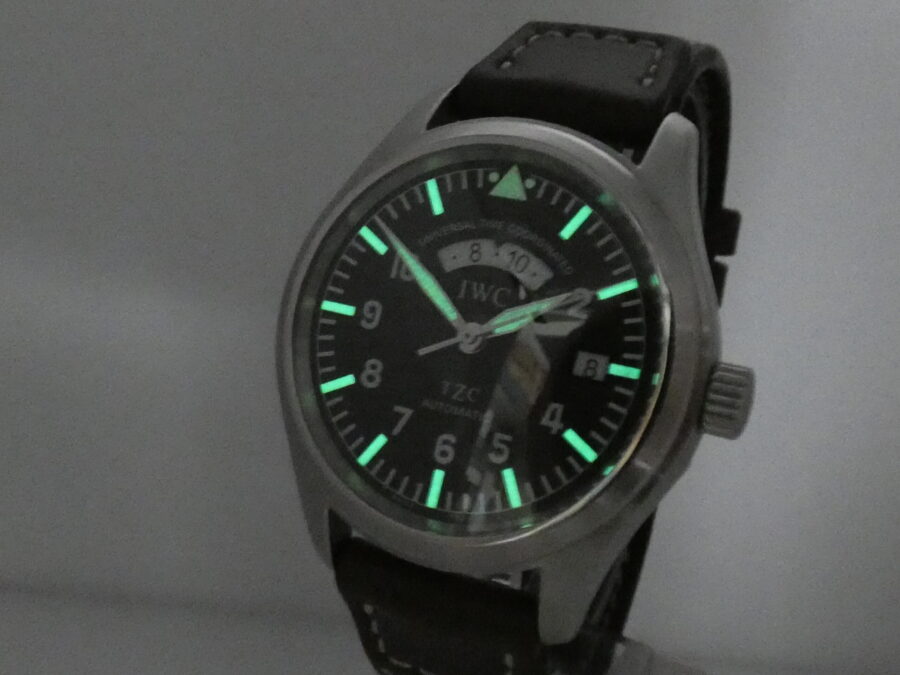 IWC Pilot Spitfire UTC TZC IW3251 Acciaio Automatico WITH BOX - immagine 8