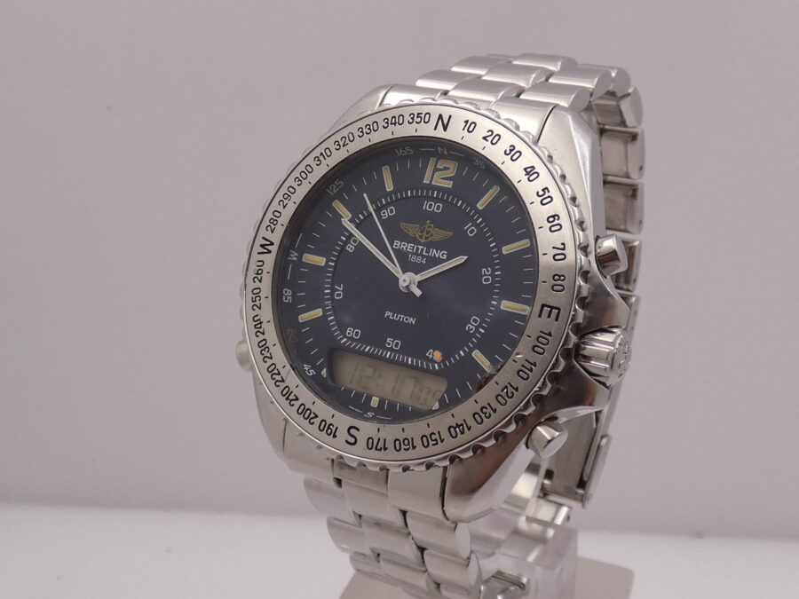 Cronografo Breitling Pluton Professional A51038 Acciaio ANNi '90 Braccialato - immagine 9