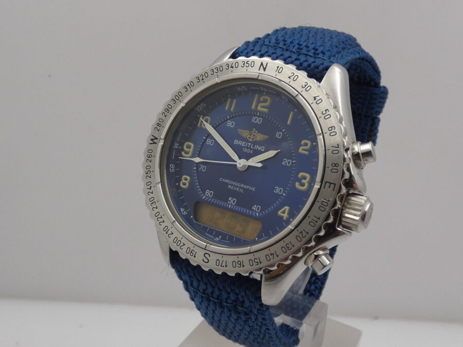 Cronografo Breitling Intruder Reveil A51035 Acciaio ANNI '90s - immagine 9