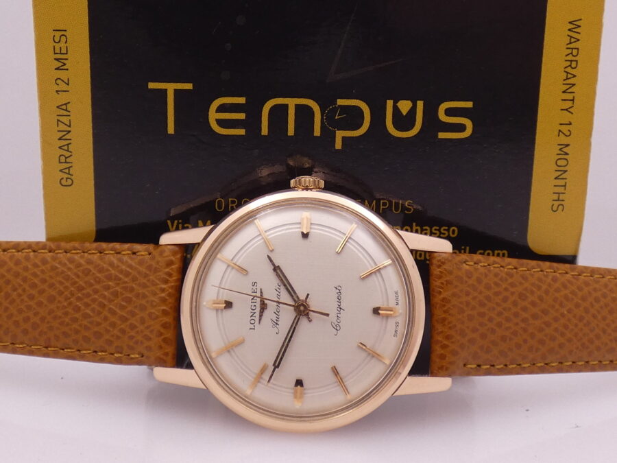 Longines Conquest 9021 Oro Rosa 18 Kt Carica Automatica ANNO 1961 - immagine 2