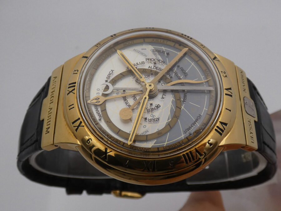 Ulysse Nardin Astrolabium Galileo Galilei 911-22 Oro Massiccio 18 Kt FULL SET Automatico Anni '90s