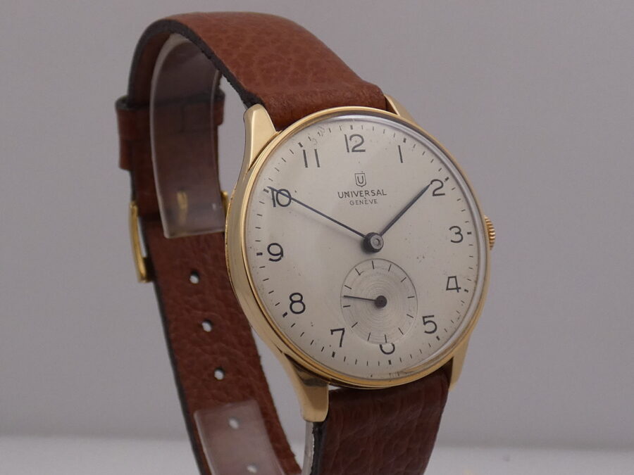 Universal Geneve Vintage 5949 Oro 18 Kt ANNO 1937 Carica Manuale - immagine 11