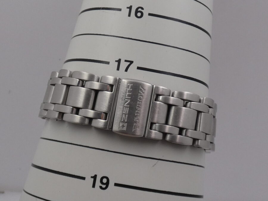 Cronografo Zenith El Primero Rainbow 15/02-0460-400 Acciaio WITH BOX Automatico ANNI '90 - immagine 6