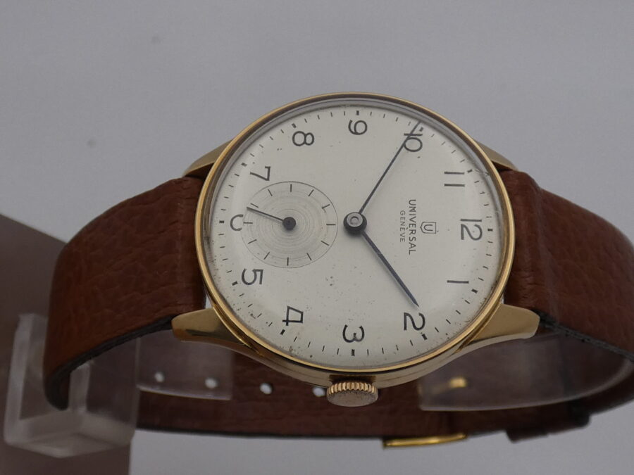 Universal Geneve Vintage 5949 Oro 18 Kt ANNO 1937 Carica Manuale - immagine 3
