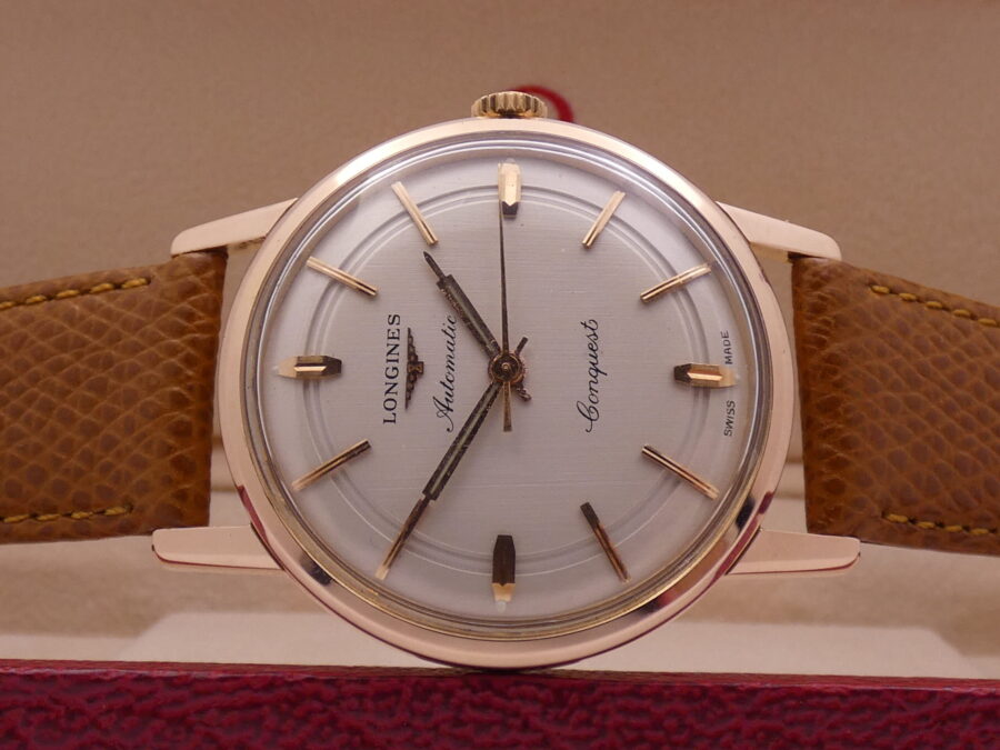 Longines Conquest 9021 Oro Rosa 18 Kt Carica Automatica ANNO 1961 - immagine 5