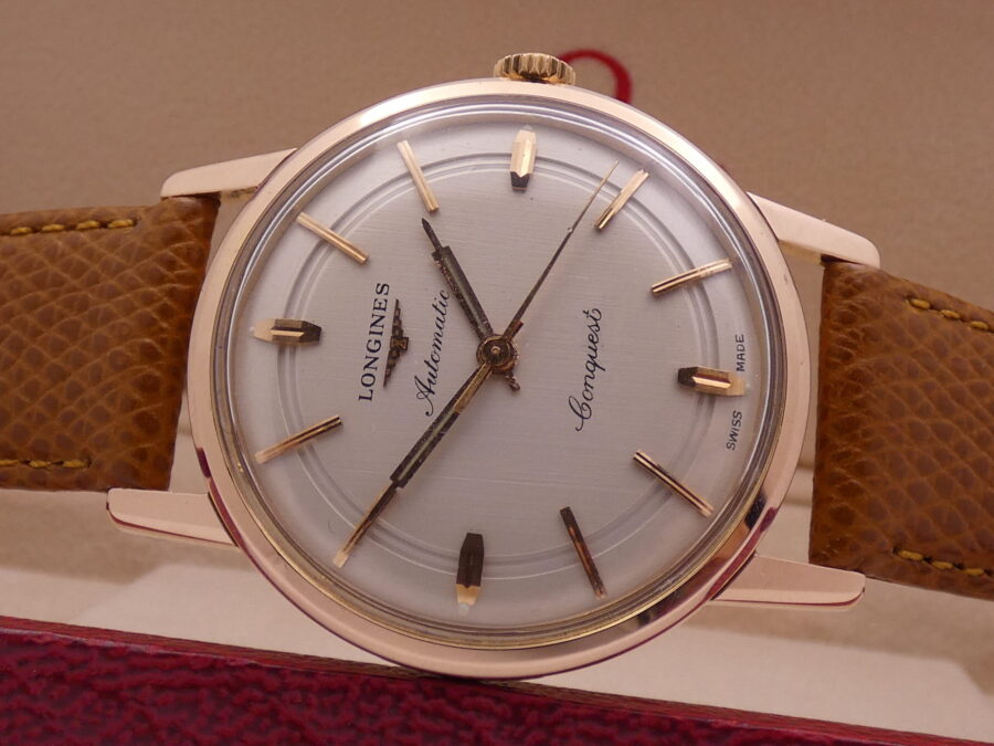 Longines Conquest 9021 Oro Rosa 18 Kt Carica Automatica ANNO 1961 - immagine 6