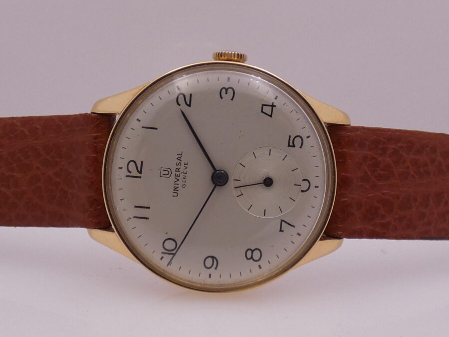 Universal Geneve Vintage 5949 Oro 18 Kt ANNO 1937 Carica Manuale - immagine 5