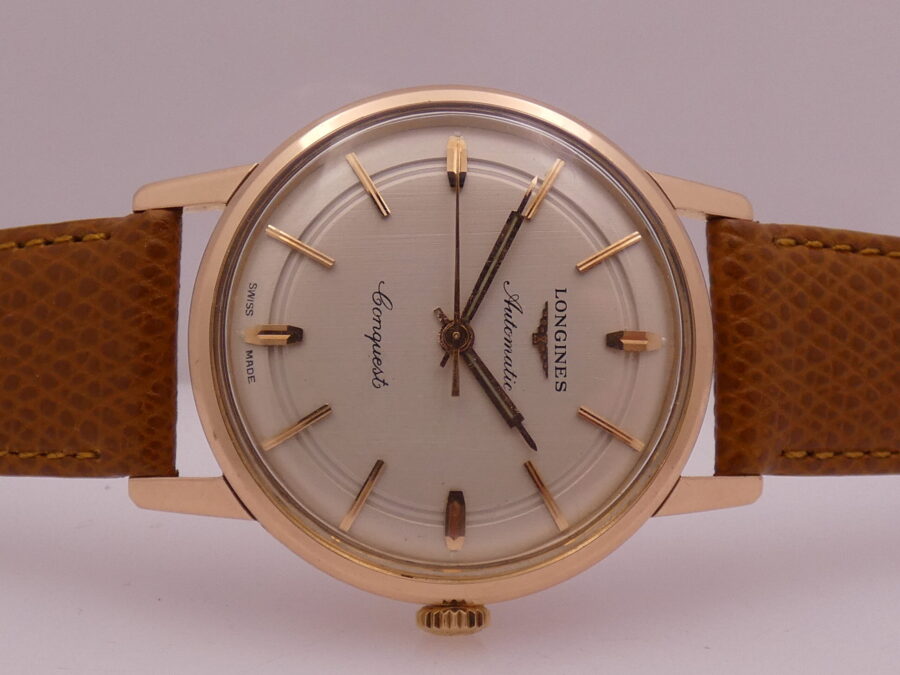 Longines Conquest 9021 Oro Rosa 18 Kt Carica Automatica ANNO 1961 - immagine 7