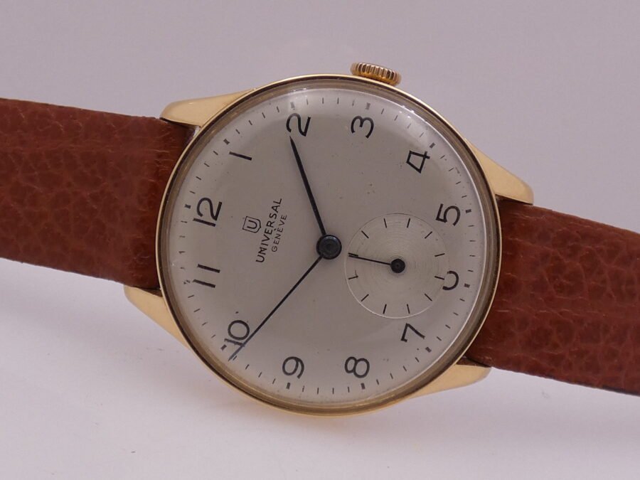 Universal Geneve Vintage 5949 Oro 18 Kt ANNO 1937 Carica Manuale - immagine 6