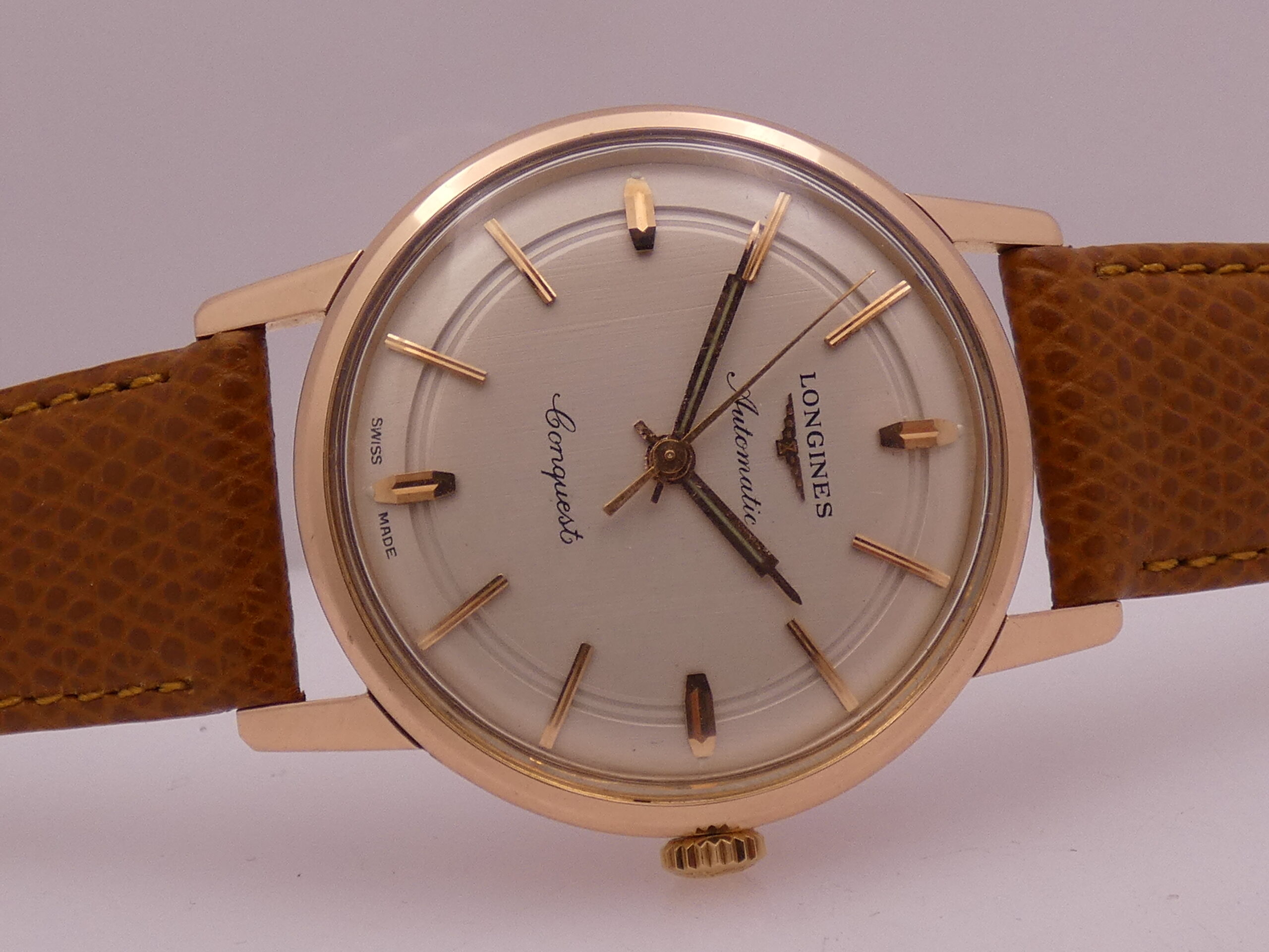 Longines conquest deals oro rosa