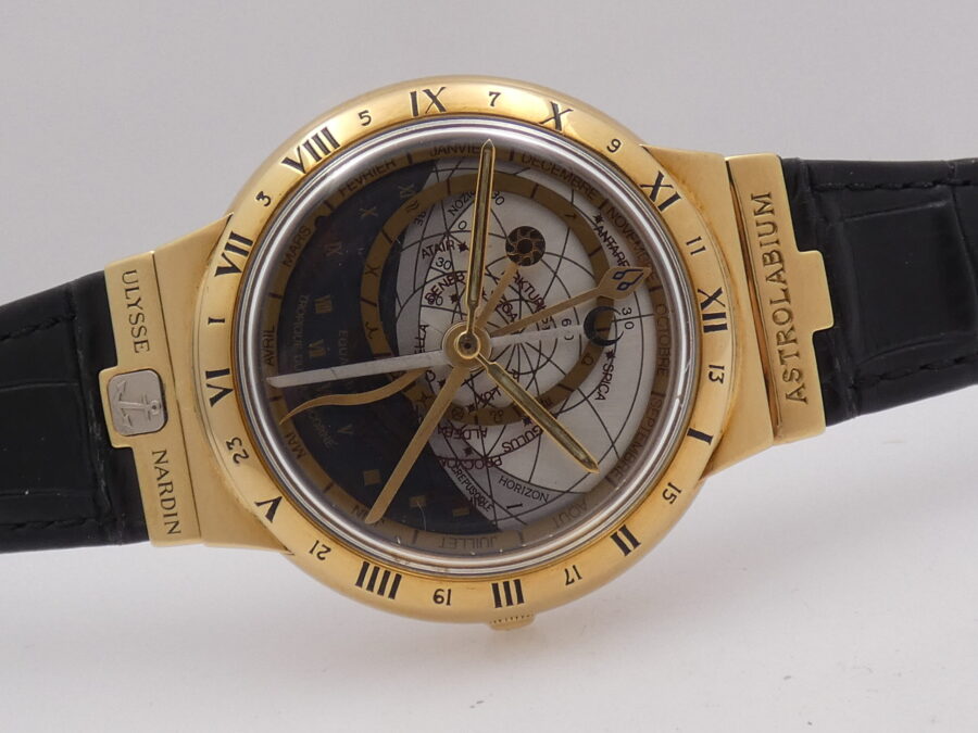 Ulysse Nardin Astrolabium Galileo Galilei 911-22 Oro Massiccio 18 Kt FULL SET Automatico Anni '90s - immagine 7