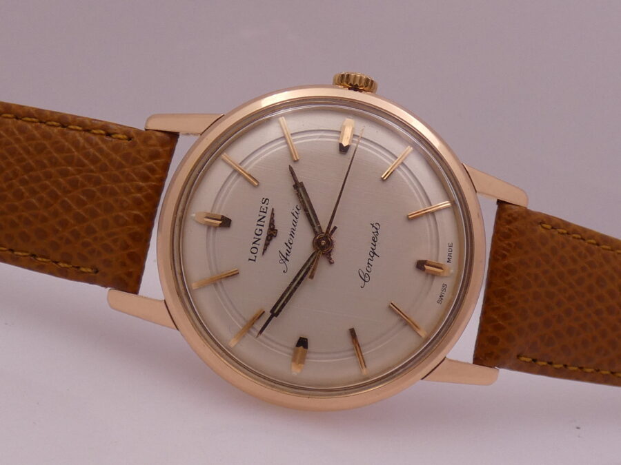 Longines Conquest 9021 Oro Rosa 18 Kt Carica Automatica ANNO 1961 - immagine 9