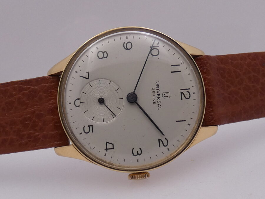 Universal Geneve Vintage 5949 Oro 18 Kt ANNO 1937 Carica Manuale - immagine 8