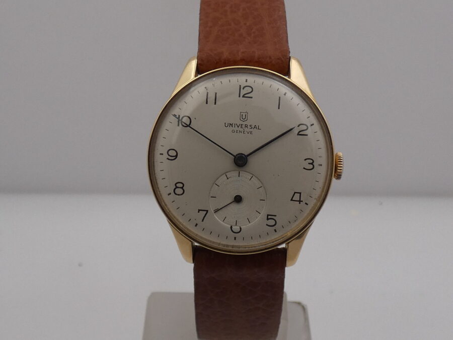 Universal Geneve Vintage 5949 Oro 18 Kt ANNO 1937 Carica Manuale - immagine 9