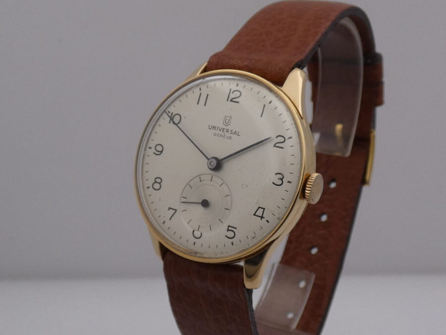 Universal Geneve Vintage 5949 Oro 18 Kt ANNO 1937 Carica Manuale - immagine 10