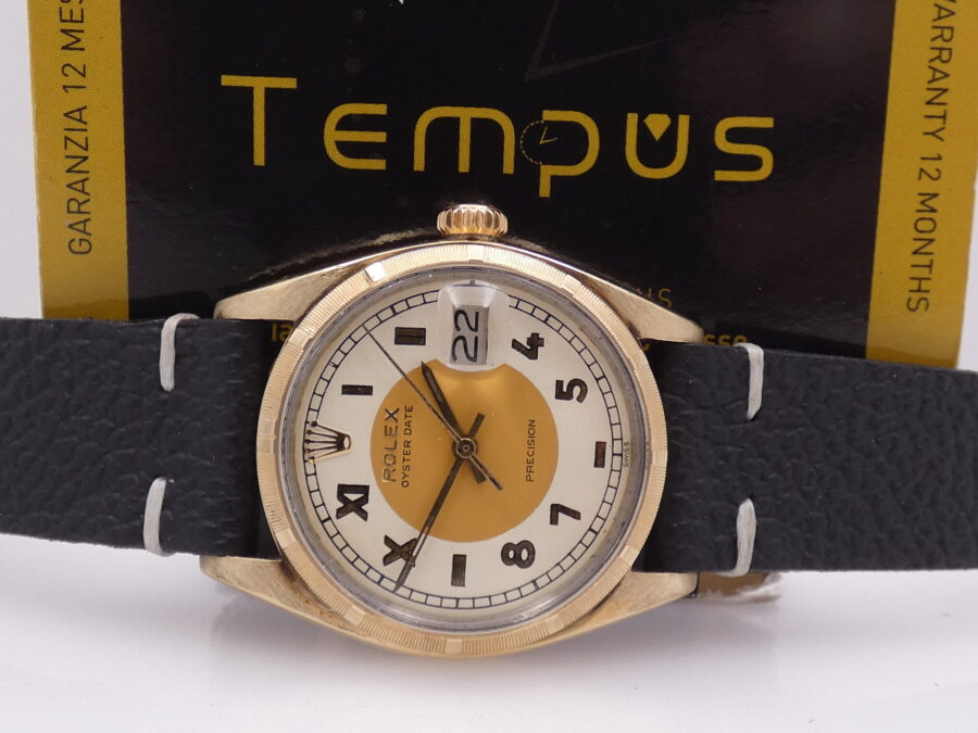 Rolex Oyster Date Precision 6694 ANNO 1962 Acciaio & Oro 18 Kt Carica Manuale - immagine 2