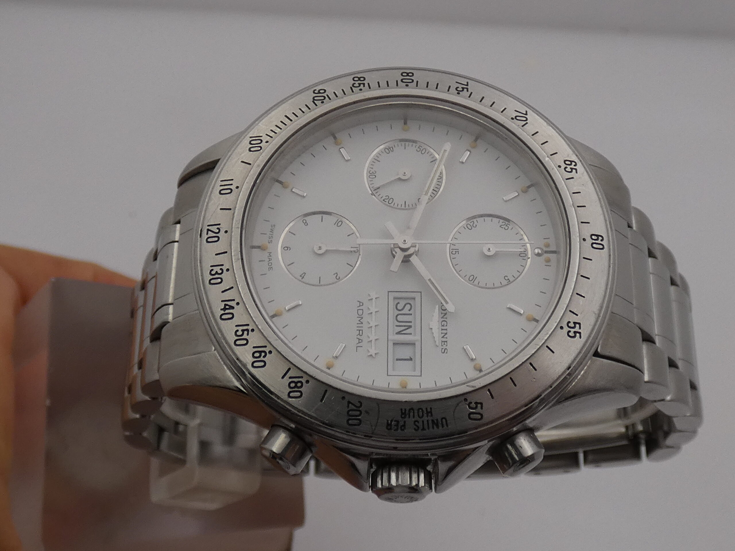 Longines admiral deals acciaio valore
