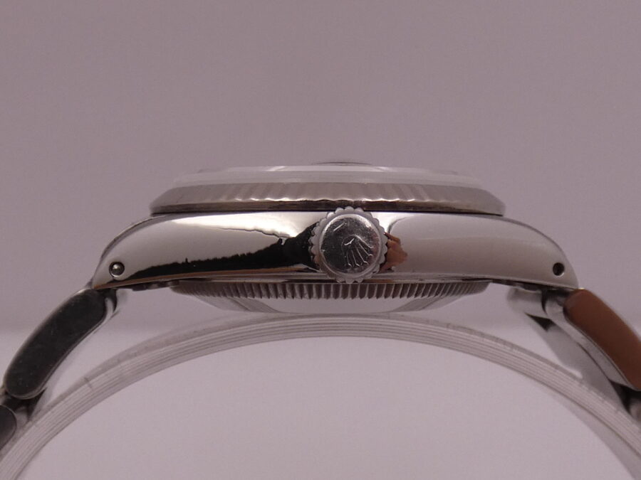 Rolex Datejust Mid-size Lady 68274 Diamond Dial Ghiera Oro Bianco ANNO 1986 Automatico - immagine 13