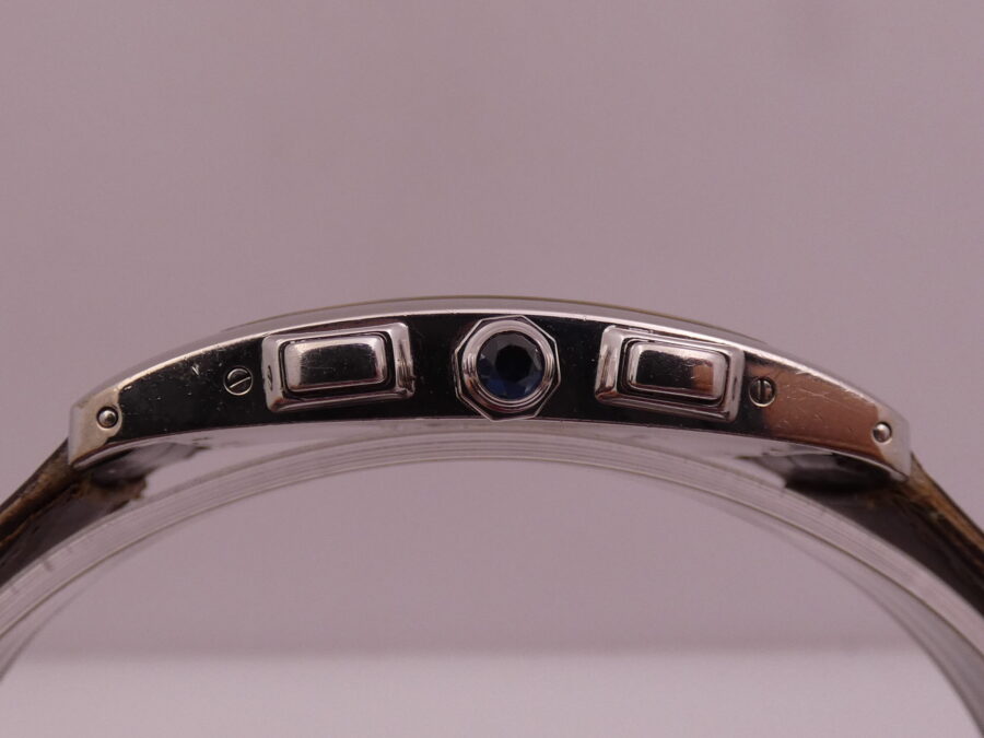 Cronografo Cartier Tank Americaine 2312 Oro Bianco 18 Kt ANNI '2000s - immagine 14
