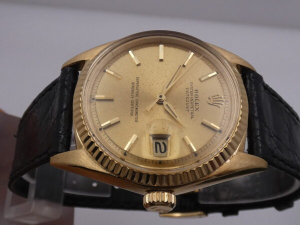 Rolex Datejust 1601 ANNO 1964 Oro Massiccio 18 Kt Leaf Hands Carica Automatica