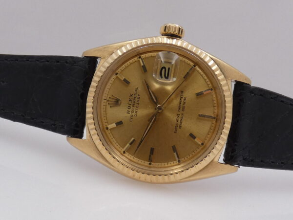 Rolex Datejust 1601 ANNO 1964 Oro Massiccio 18 Kt Leaf Hands Carica Automatica