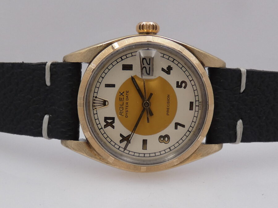 Rolex Oyster Date Precision 6694 ANNO 1962 Acciaio & Oro 18 Kt Carica Manuale - immagine 4