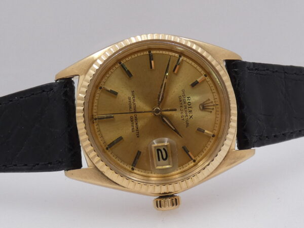 Rolex Datejust 1601 ANNO 1964 Oro Massiccio 18 Kt Leaf Hands Carica Automatica